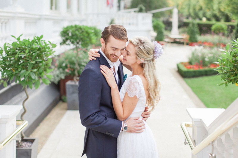 Mandarin Oriental London Wedding Roberta Facchini 64 Wedding Portraits Of A Bride And Groom During Their London At The Mandarin Oriental Hotel